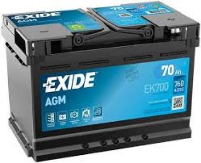 Exide EK700 70Ah CCAA 760