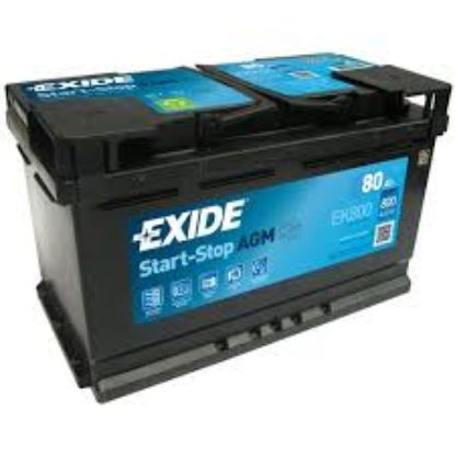 Exide EK800 80Ah CCAA 800
