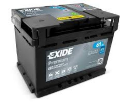 Exide EA612 61Ah CCAA 600